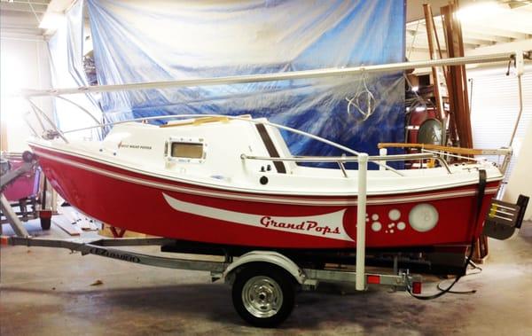 We can wrap almost anything! #cliffdigitaldotcom #boatwrap #vehiclewrap #specialautomobilewrap