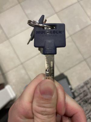 Mul-t-lock high security keys