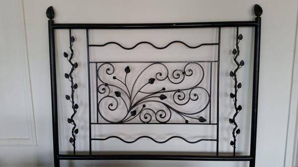 Custom made head board! They also make railings and gates!