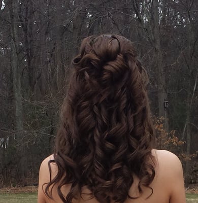 My Daughters Prom hair. It was exactly what she wanted :)