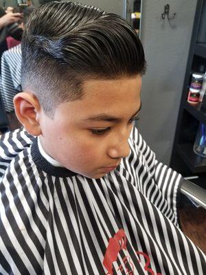 Combover fade