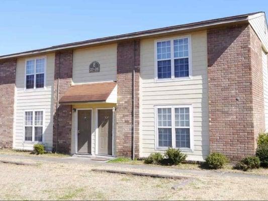 Private entrances to apartments at Hartford Commons Apartments exterior. 3201 Eden St
Pascagoula, Mississippi