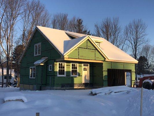 Here's a new construction house we framed in gorham