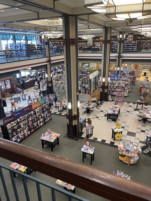 A view from the upper balcony.