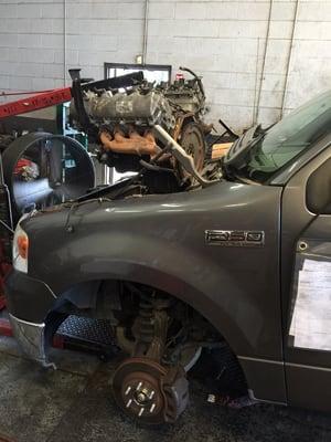 Engine removal and installation