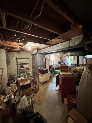 Basement junk removal