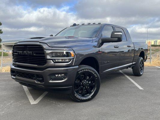 2023 Dodge Ram 2500 Laramie. Kavaca Window Film. Full front PPF. Lifetime ceramic coating.