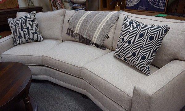 Sofas in gorgeous fabrics.