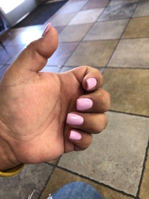 Pink gel