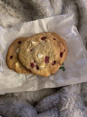 Raspberry cheesecake cookies are my Fave!!