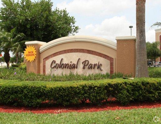 Colonial Park Apartments in Margate, FL offering one and two bedroom apartments for rent in Margate.