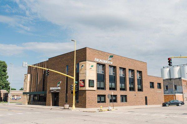 Frontier Bank's Rock Rapids, Iowa location. Rock Rapids is where Frontier Bank was founded in 1932.