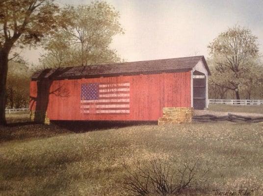 Love covered bridges ? This is just one of many canvas prints currently is in my shop.