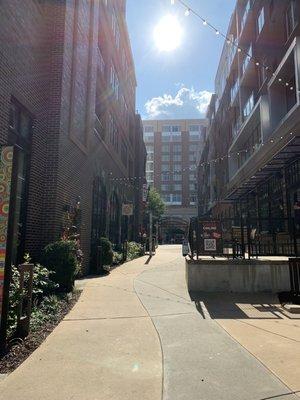 Outside walkway of downtown Allentown market