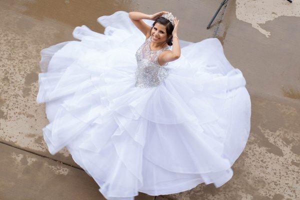 Unique Quinceañera Photo op right after the rain