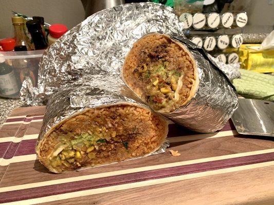 7lb mega monster burrito