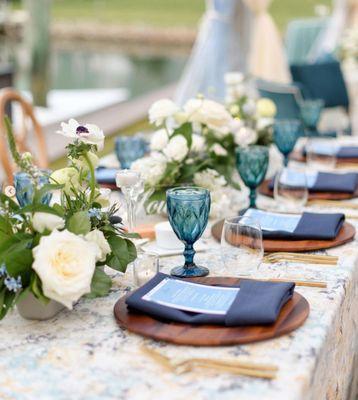 Wedding Tablescape. Photo by Fowler Studios