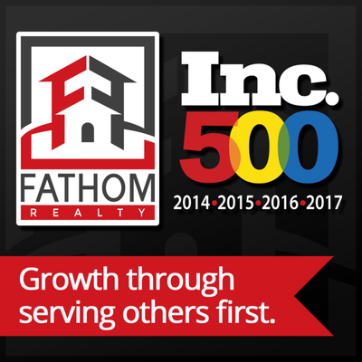 Fathom Realty makes the Inc. 500 list for the 4th year in a row!  One of America's fastest growing companies.