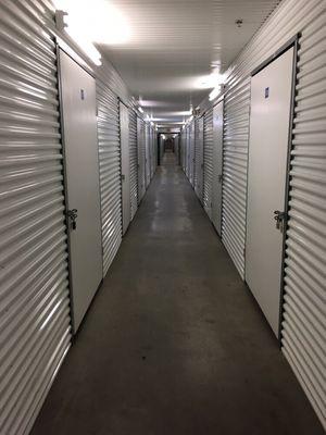 Interior of one of our self storage buildings.