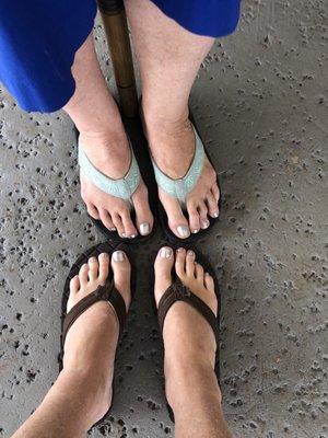 Fresh feet and toes!