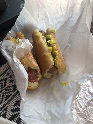 Cold, hard dogs with the wrong toppings