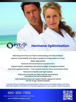 Optimize your hormones for all over health