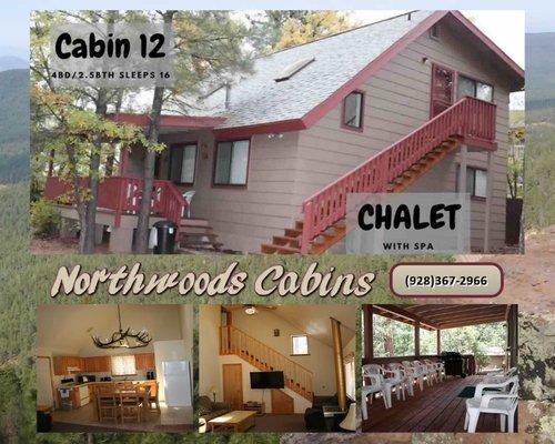 Northwoods Cabins Resort White Mountains, Arizona Vacations  Furnished Pinetop Cabin Rentals