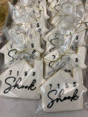 Custom open house shortbreads