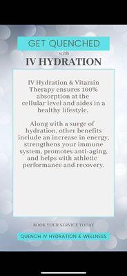 Why IV HYDRATION you may ask?!