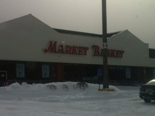 Store front during the blizzard of 2013.