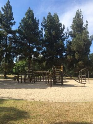 Jungle gym play area.