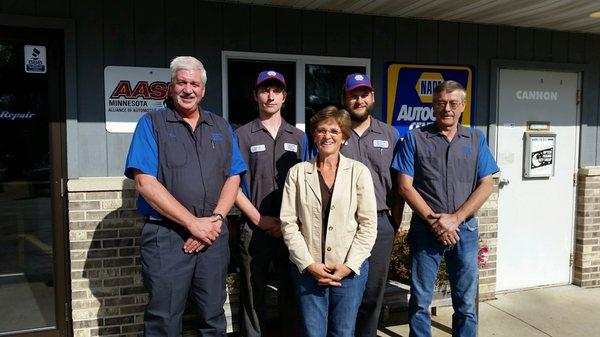 our team at Cannon auto repair