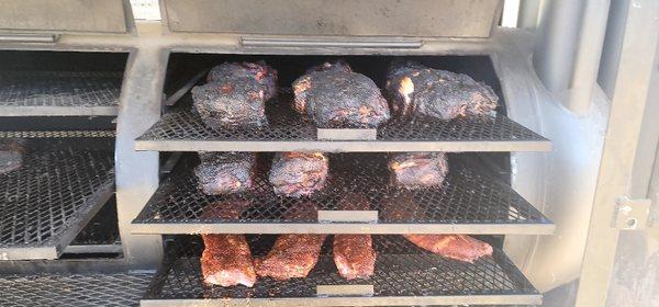 Pork butts and Ribs