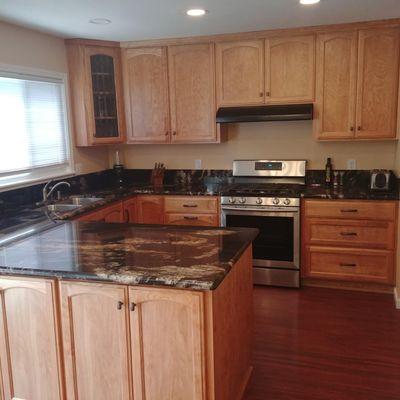 Modernized, upgraded kitchen in older home, highly cost effective.