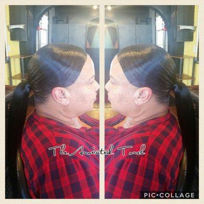 Simple sew on ponytail