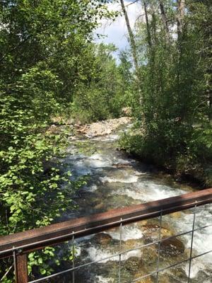 View from the foot bridge