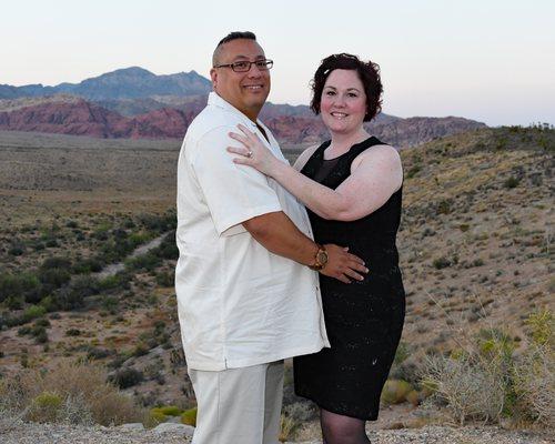 Wedding at Red Rock Canyon Overlook