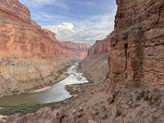 Amazing view from one of our day hikes.