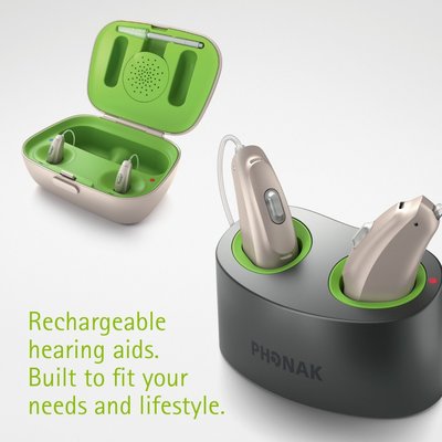 Introducing the rechargeable Phonak Audeo B-R. With the flexibility to recharge whenever and wherever, you can fully enjoy life's moments