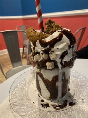 stuffed shake - cookie dough