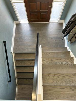 Wood Staircase Install