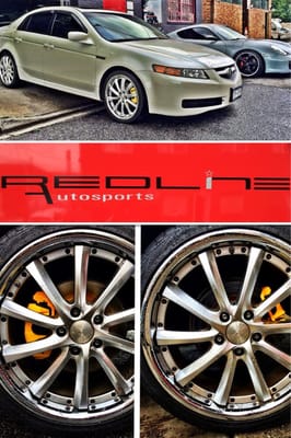 Painted calipers at Redline Autosports!!