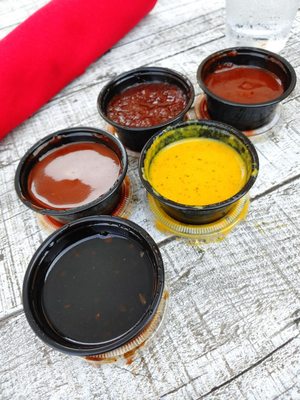 5 sauces