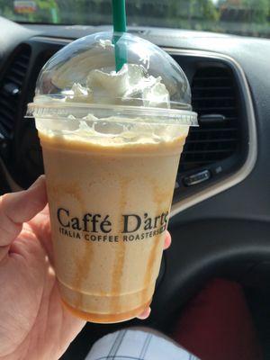 Carmel frappe, outstanding!