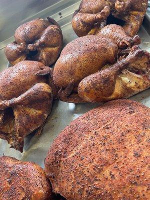 Smoked chicken