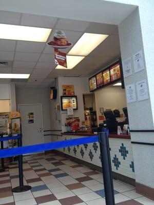 Front of Churches Chicken in the food court.