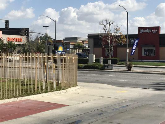 Wendy's and Hooter's Restaurant nearby