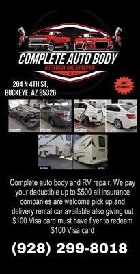 We will pay your deductible up to $500