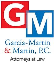 The logo of the Houston Law Firm of Garcia-Martin & Martin