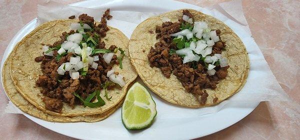 Steak tacos